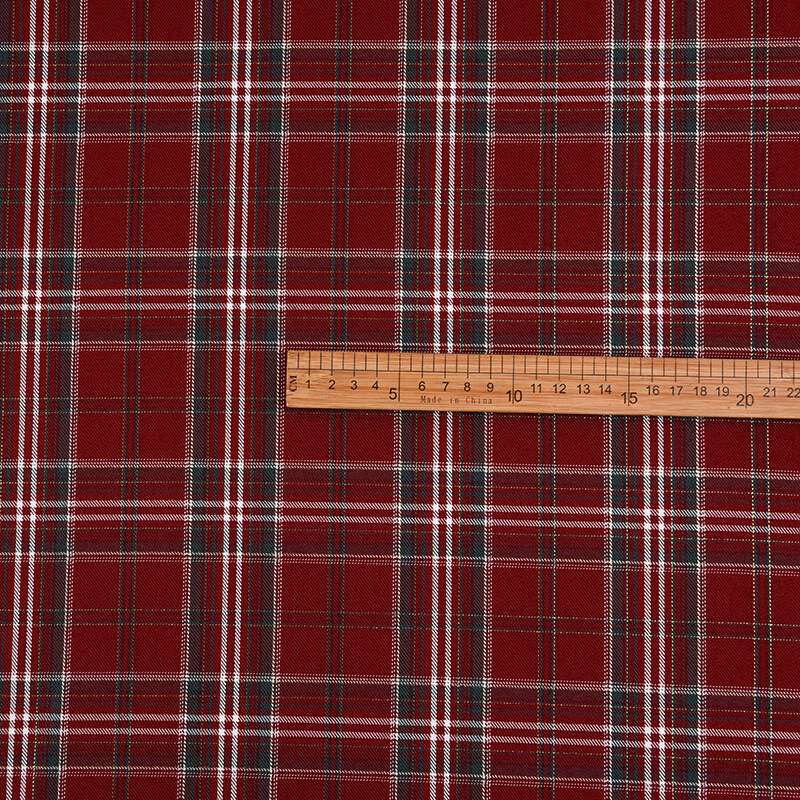 Plaid Yarn Dyed Poplin Fabric for Suit Wholesale Supplier 16